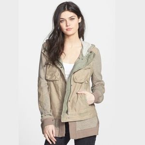 Free People Layered Slub Knit Jacket